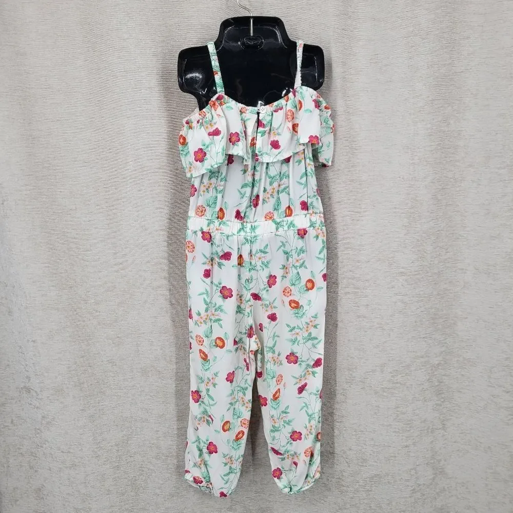 Old Navy Girls Floral Off Shoulder Kids Jumpsuit